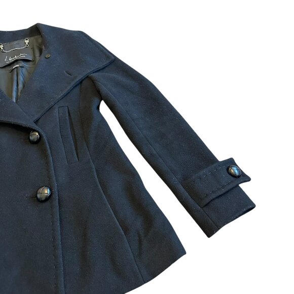 Aritzia T. Babaton Double Breasted Pea Coat Jacket Cashmere Wool Size XXS Womens - Picture 7 of 13